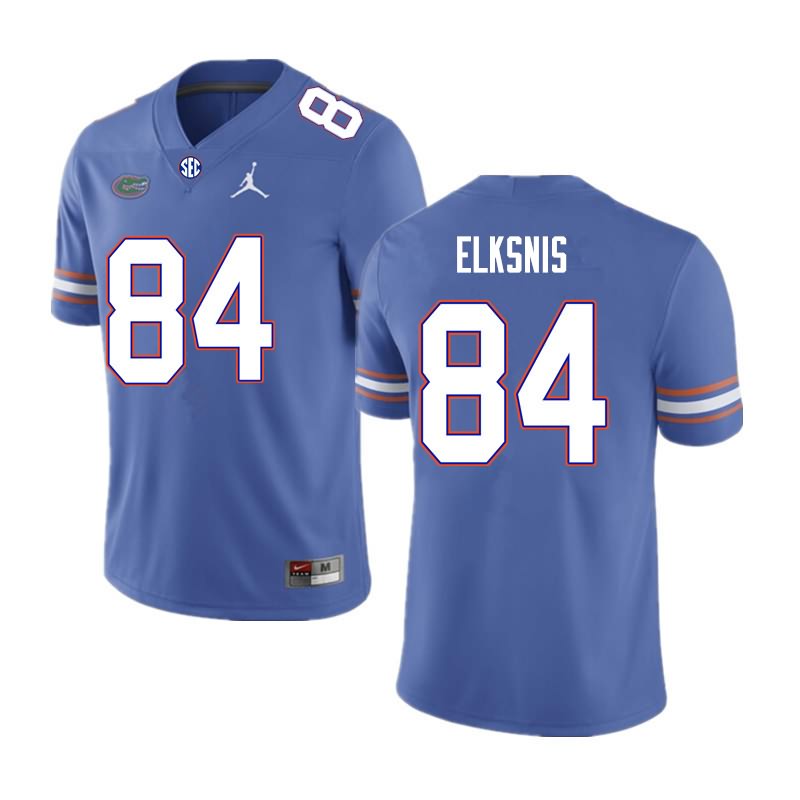 NCAA Florida Gators Nick Elksnis Men's #84 Nike Royal Stitched Authentic College Football Jersey IRE7264NN